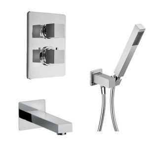 Душевой комплект Paini Grazia 21CRSET26911THBATH с термостатом хром