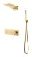 Душевой комплект Boheme Fusion 130-MG золото матовое