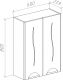 Шкаф Bellezza Глория 60см белый 00000006220