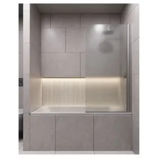 Шторка на ванну Timo T30 70 см хром