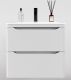 Тумба под раковину Style Line Марелла 70 Люкс Plus СС-00002407 белый матовый
