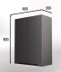 Подвесной шкаф Style Line Марелла мини 60 Люкс Plus СС-00002423 серый матовый