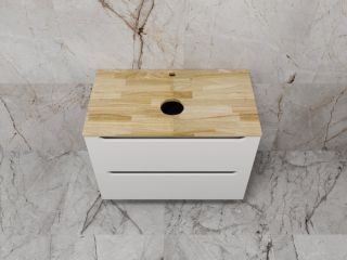 Тумба под раковину Style Line Бали 80 ЛС-00002339 белый софт