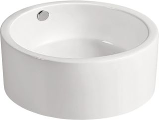 Раковина накладная SantiLine SL-1057 41см белый