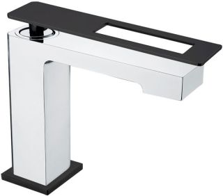 Смеситель для раковины Boheme Q хром/чёрный 141-CRB