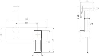 Гигиенический душ Boheme Q со смесителем хром 147-CRCR