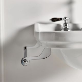 Полотенцедержатель Kerasan Retro 740890 хром боковой для раковин