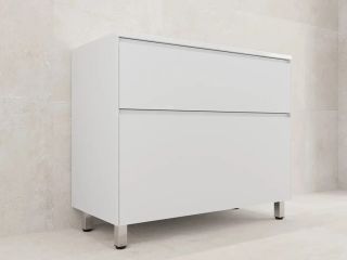 Тумба под раковину напольная Style Line Лима ЛС-00002348 100 см белый матовый