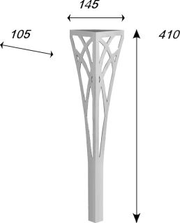 Опора для мебели Corozo KSA-2005 A09 золото SD-00000331