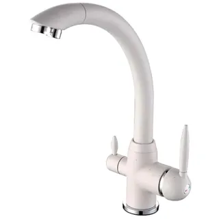 Смеситель для кухни Frap F4399-8 белый