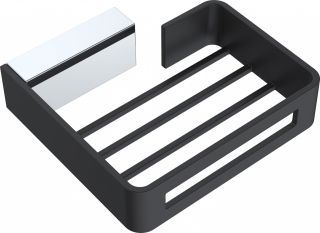 Полка для губок Boheme Q чёрный/хром 10959-CR-B