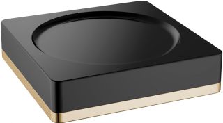 Мыльница Boheme чёрный/золото 10960-B-G