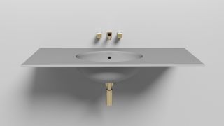 Встраиваемая раковина Salini Marea 12 S-Stone 1101209MRF 55см RAL полностью