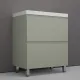 Тумба под раковину напольная Style Line Манхэттен ЛС-00002376 70 см олива