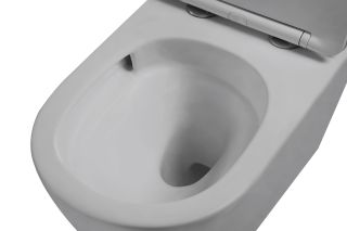 Унитаз подвесной Vincea Globo VT1-14TMG Tornado, цвет серый матовый, ультратонкое soft-close сиденье