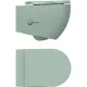 Подвесной унитаз Isvea Infinity 10NFS1005I-2T безободковый с функцией биде мятно-зелёный матовый
