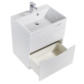 Тумба под раковину BelBagno Marino 70см Bianco Lucido MARINO-H60-700-2C-SO-BL-P