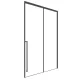 Душевая дверь в нишу Timo T56L 120 см левая чёрный
