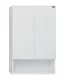Шкаф Санта Мира 700467 над стиральной машиной 50 см разобранный белый
