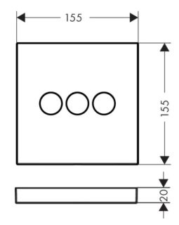 Переключатель Hansgrohe Select 15764670