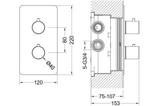 Смеситель для душа Aquatek Европа AQ1393CR хром