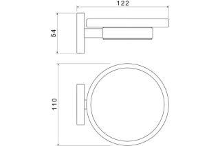 Мыльница Aquatek Европа AQ4103CR хром