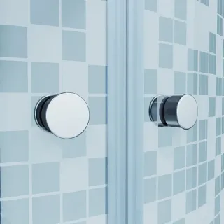 Душевой уголок Triton Стандарт Щ0000064826 100x100 см профиль белый стекло мозаика