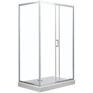 Душевая дверь Aquanet SD-1100A 273605 110 см профиль хром стекло прозрачное