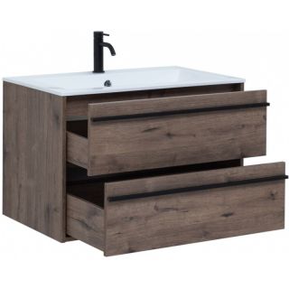 Тумба под раковину Aquanet Lino 253913 90 см дуб веллингтон