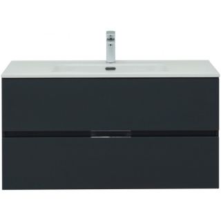 Тумба под раковину Aquanet Алвита New 277519 100 см антрацит