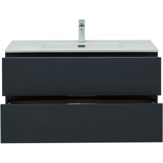 Тумба под раковину Aquanet Алвита New 277519 100 см антрацит