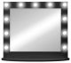 Зеркало гримёрное Continent ЗГП43 настольное 80см чёрный