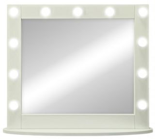 Зеркало гримёрное Continent ЗГП44 настольное 80см белый