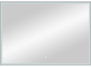 Зеркало с подсветкой Continent Frame Black ЗЛП188 с сенсорным выключателем 100см чёрный