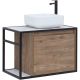 Тумба под раковину Aquanet Nova Lite Loft L261657 R 75 см дуб рустикальный
