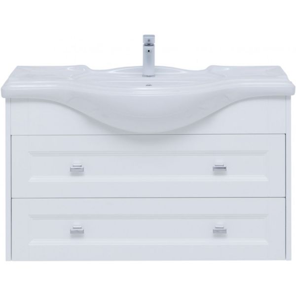 Тумба под раковину Aquanet Монте 303998 85 см белый матовый
