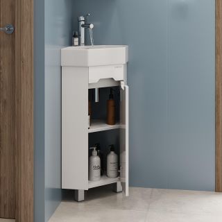 Тумба под раковину напольная Onika Айленд 103501 35 см белый