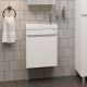 Тумба под раковину подвесная Onika Милтон 104513 45 см белый