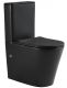 Унитаз напольный SantiLine SL-5026MB безободковый чёрный матовый
