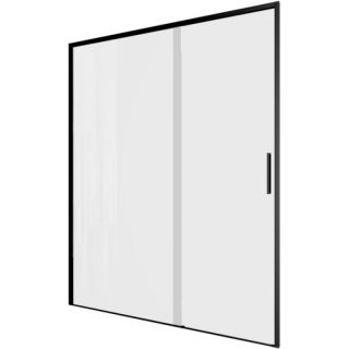 Душевая дверь Aquanet Pleasure Evo AE65-N160-BT 312545 160 см профиль чёрный стекло прозрачное