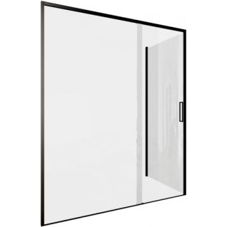 Душевой уголок Aquanet Pleasure Evo AE65-160x80-BT 324143 160x80 см профиль чёрный матовый стекло прозрачное