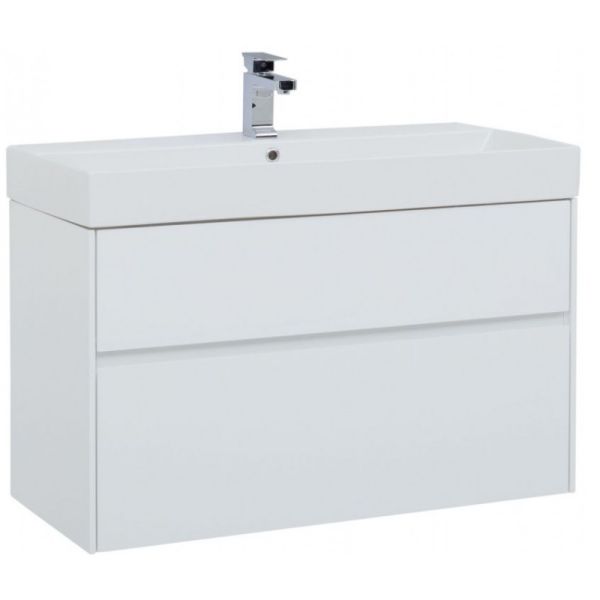 Тумба под раковину Aquanet Бруклин 203961 100 см белый