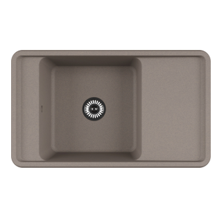 Мойка кухонная Акватон Беллис 87см серый шёлк 1A724832BS250