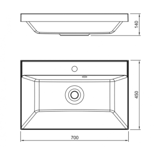 Раковина Style Line Asti СС-00002472 70 см жасмин