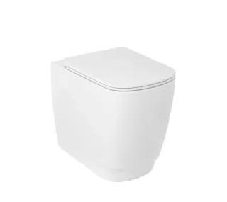 Приставной унитаз Kludi Resa S 27WCB0353 безободковый белый матовый
