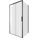 Душевой уголок Aquanet Pleasure Evo AE65-110x100-BT 346124 110x100 см профиль чёрный матовый стекло прозрачное