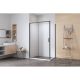 Душевой уголок Aquanet Pleasure Evo AE65-120x100-BT 346125 120x100 см профиль чёрный матовый стекло прозрачное