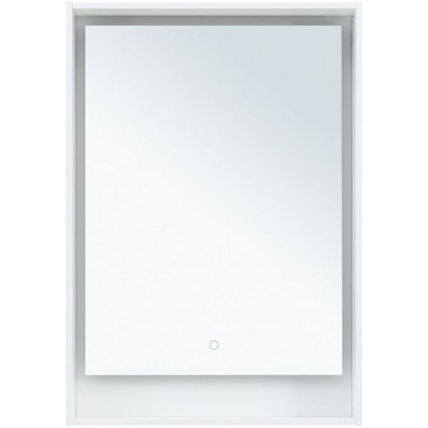 Зеркало с подсветкой Aquanet Милан 306380 60 см белый глянец