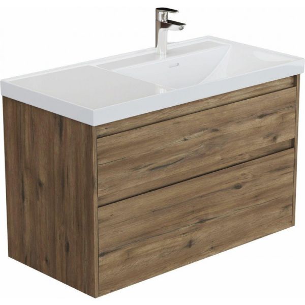 Тумба под раковину Aquanet Nova Lite 2.0 346319 100 см дуб рустикальный