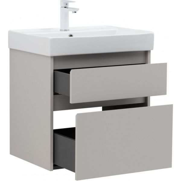 Тумба под раковину Aquanet Nova Lite 2.0 346322 60 см бежевый